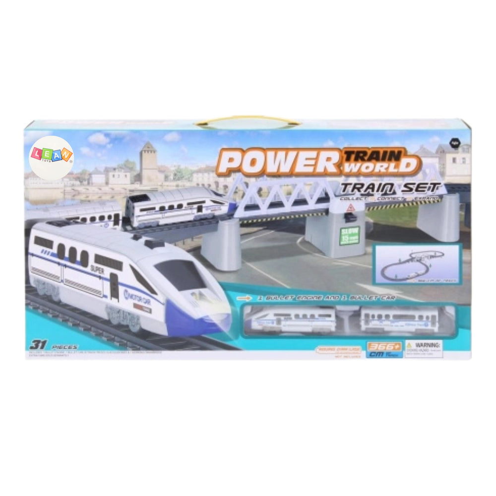Vlakić na baterije Power TRAIN - 366cm
