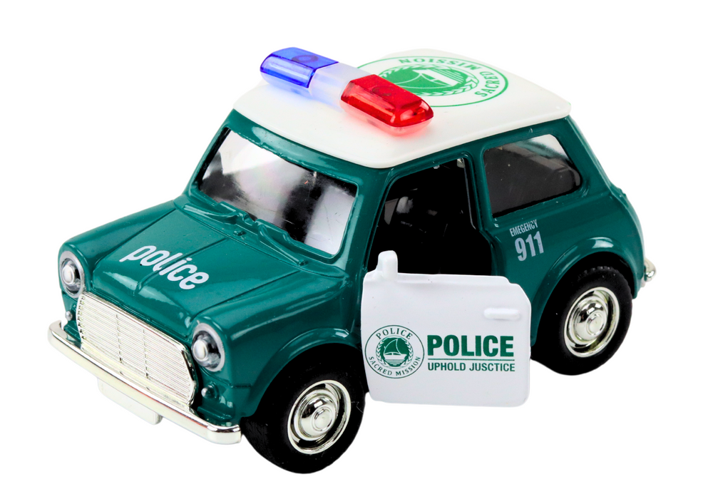 Klasično policijsko vozilo za igru u omjeru 1:38 - zeleni