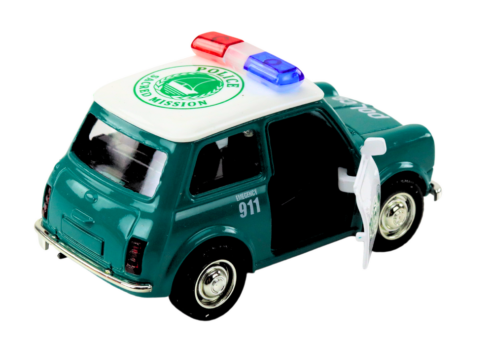Klasično policijsko vozilo za igru u omjeru 1:38 - zeleni