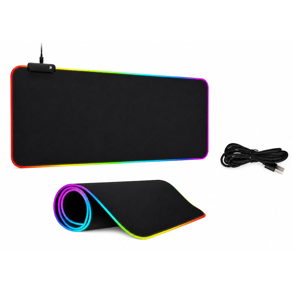 Podloga za tipkovnicu i miš s LED osvjetljenjem 40x90cm