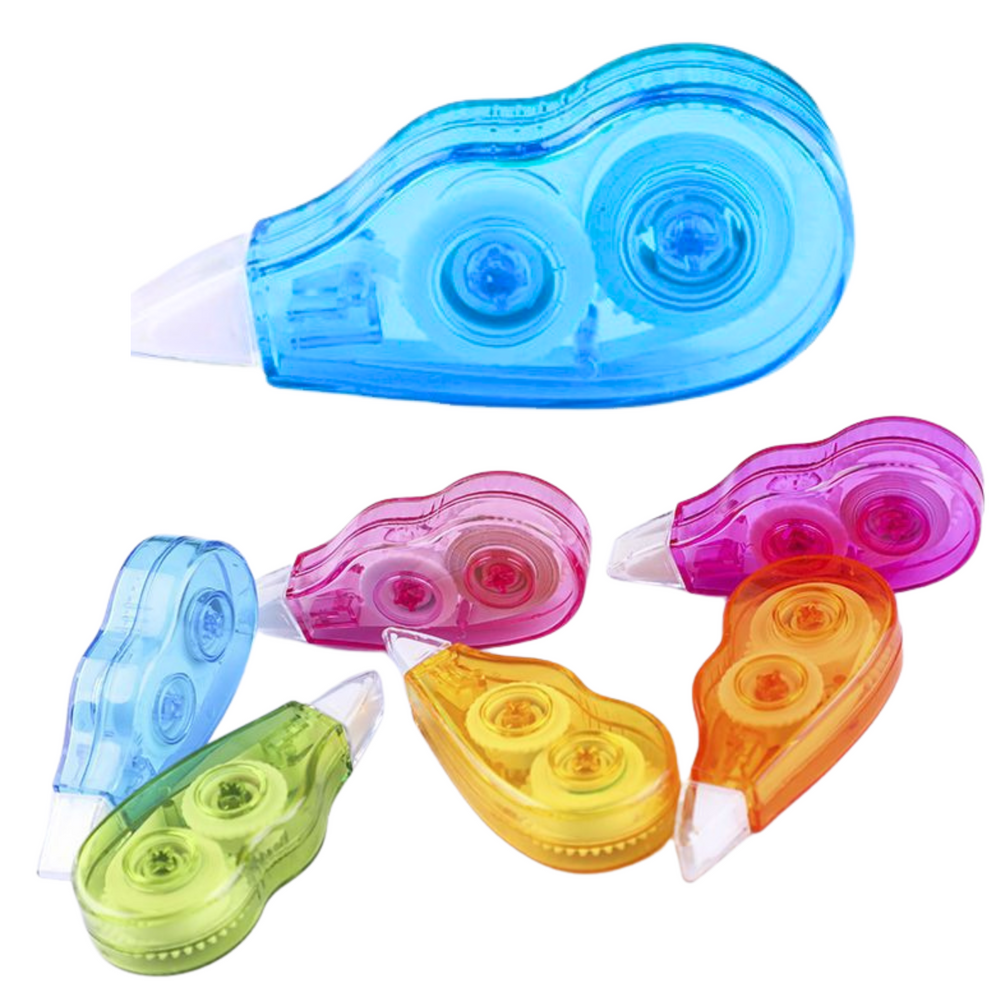 Correction Tape Set Colorful Package With Zipper 6pcs