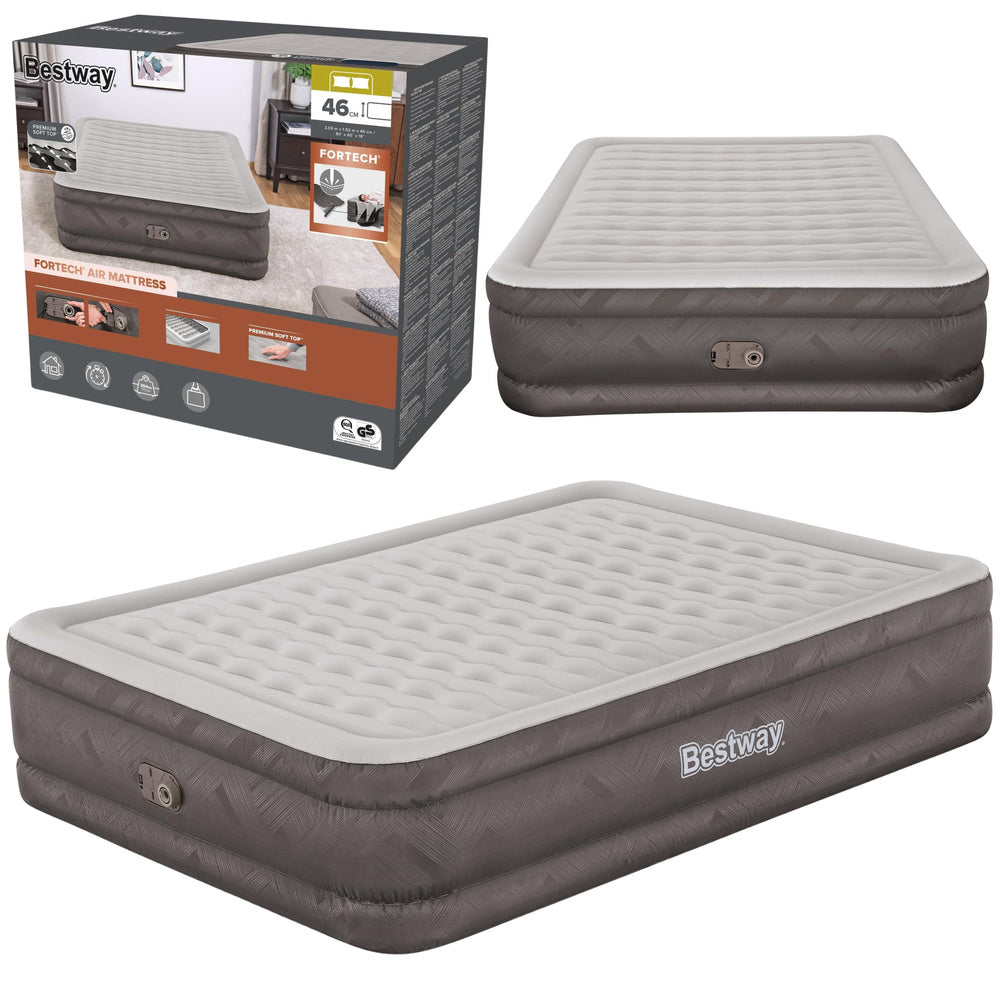 Dupli madrac na napuhavanje 203x152 cm + električna pumpa Bestway 69050