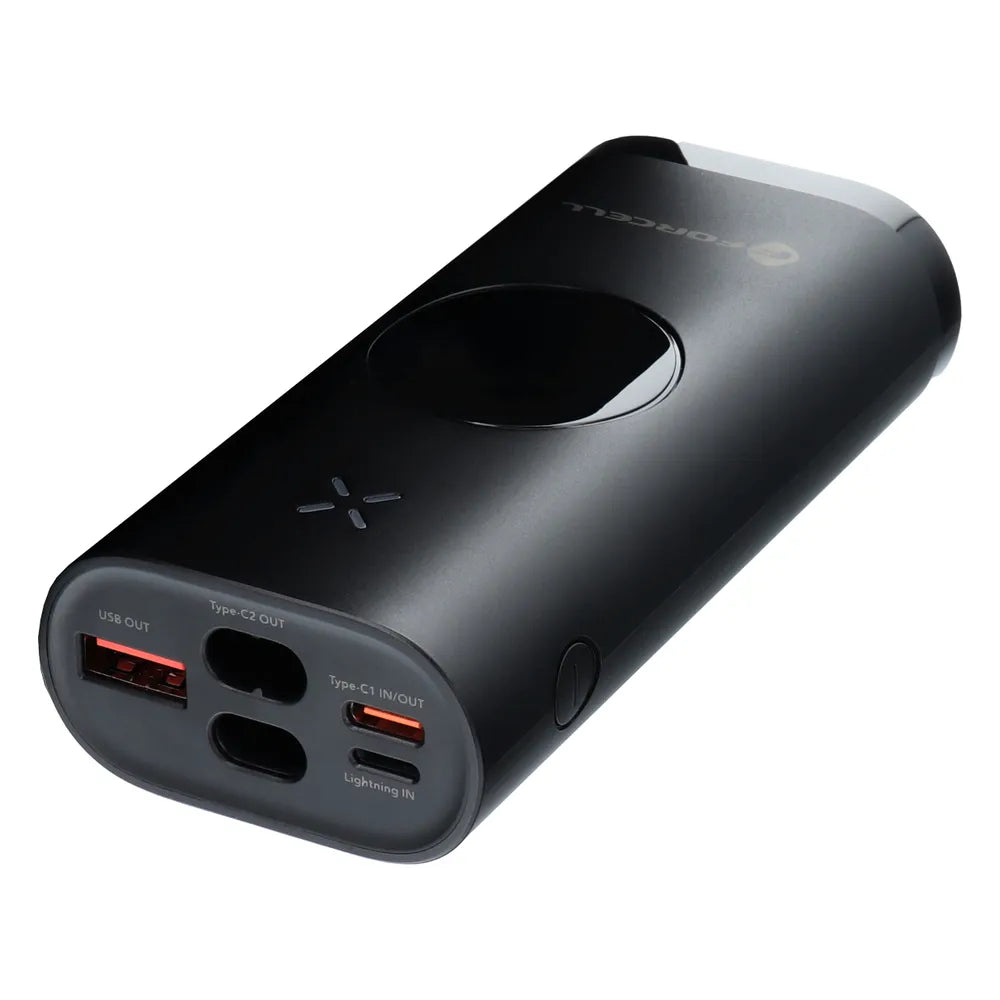 FORCELL Powerbank F-Energy F10k1 10 0000mah kompatibilan s Apple Watch crni