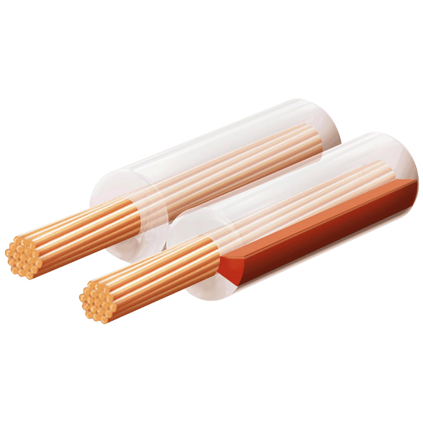 USE Kabel za zvučnike 2 x 2,50 mm, transparent, 50 met. - KLS 2,5T