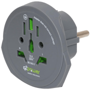 q2power Adapter, putni, univerzalni - World to Europe
