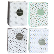 Gift Bag With Dots Inscription Just For You 23 x 18 x 10.5 cm