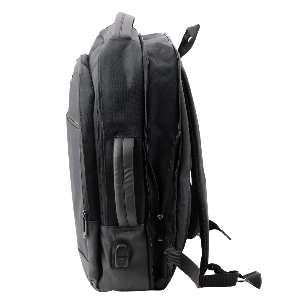 Poslovni i školski ruksak sa pretincem za laptop 16L 45cm - crno/sivi