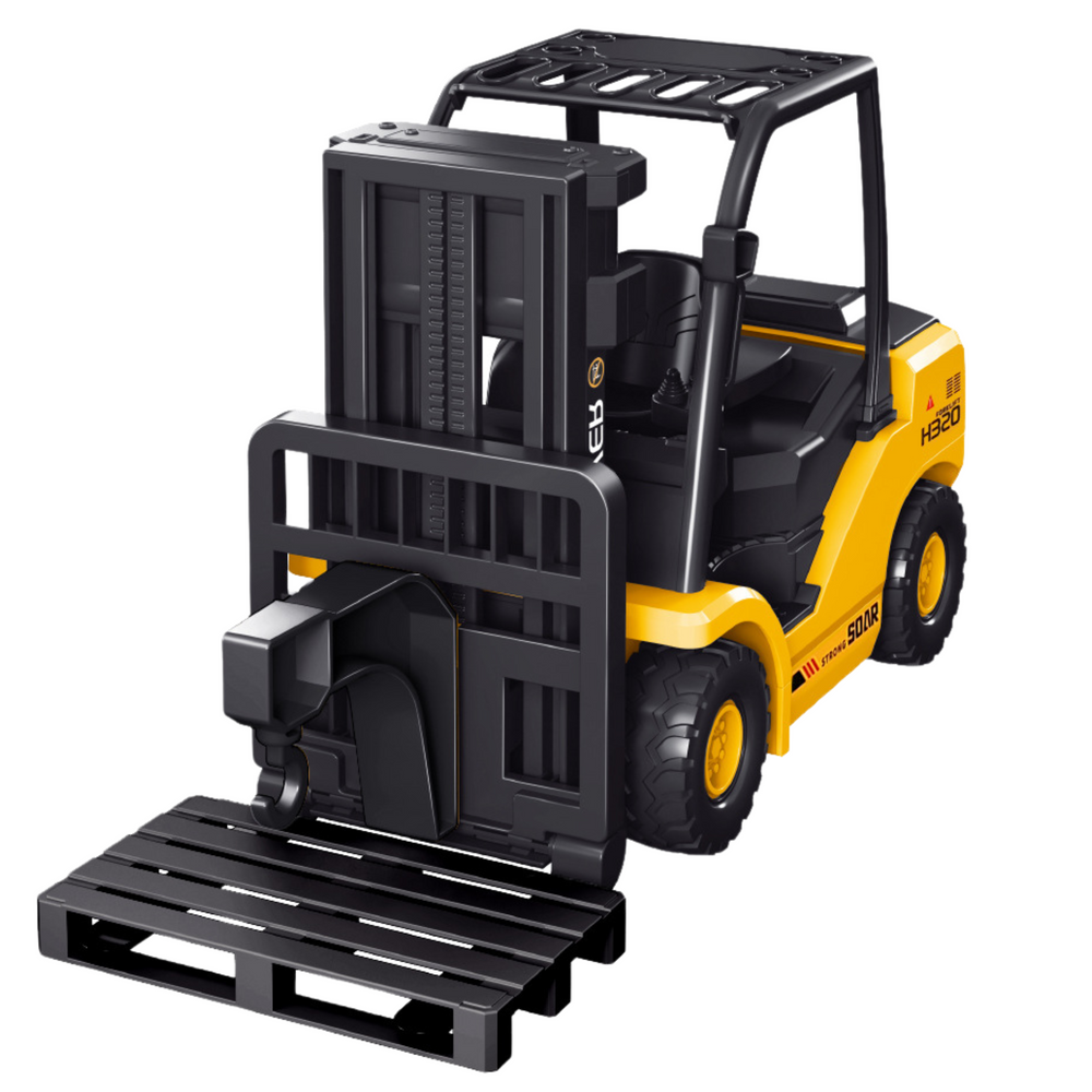 Viličar na daljinsko upravljanje Forklift RC 2.4G Pallet - žuti