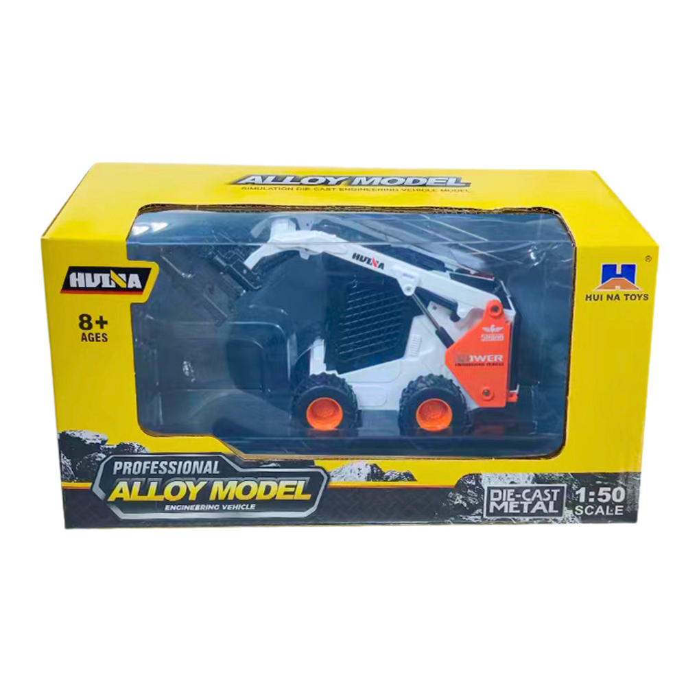 Metalni utovarivač za igru Huina 1:50 - Bijeli