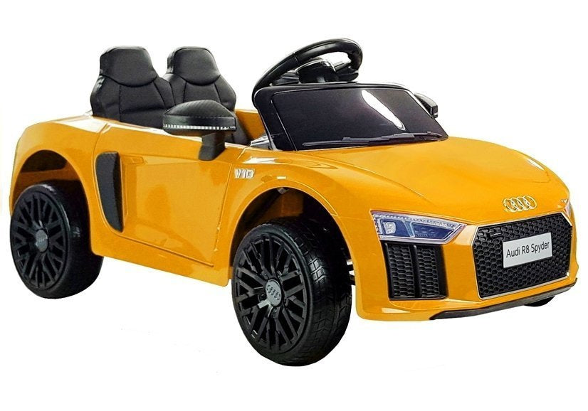 Licencirani auto na akumulator Audi R8 Spyder - žuti