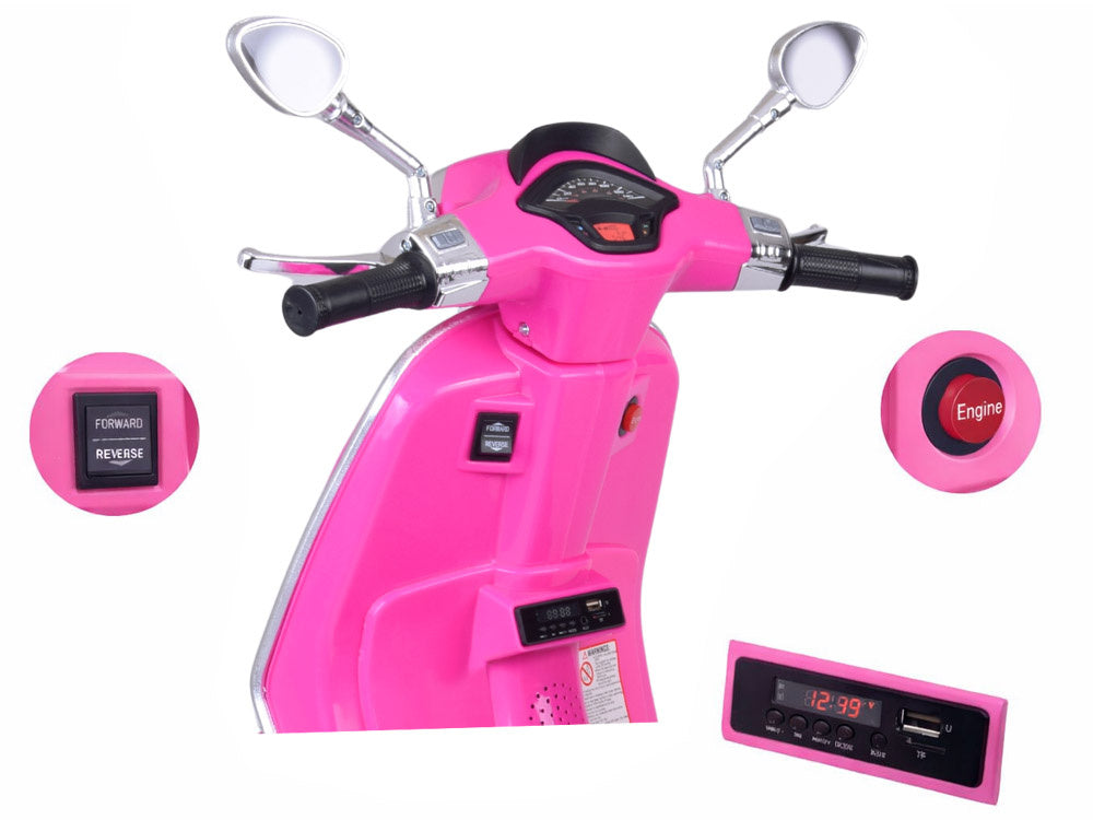 VESPA na akumulator 2×2 roza