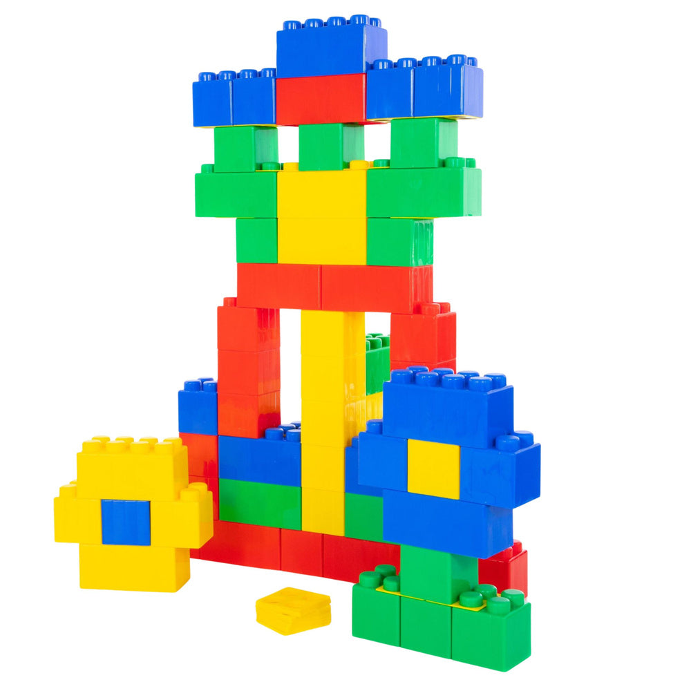 Šareni set kockica za slaganje sa 20 elemenata - 28.5x9x9 cm