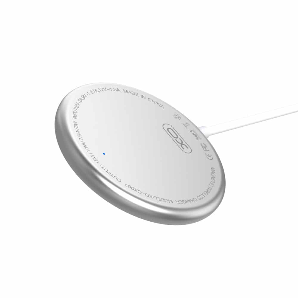 XO bežični punjač 15W CX008 magnetski bijeli
