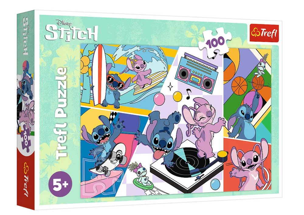 Puzzle 100pcs. Memories Lilo&amp;Stitch Trefl 16473