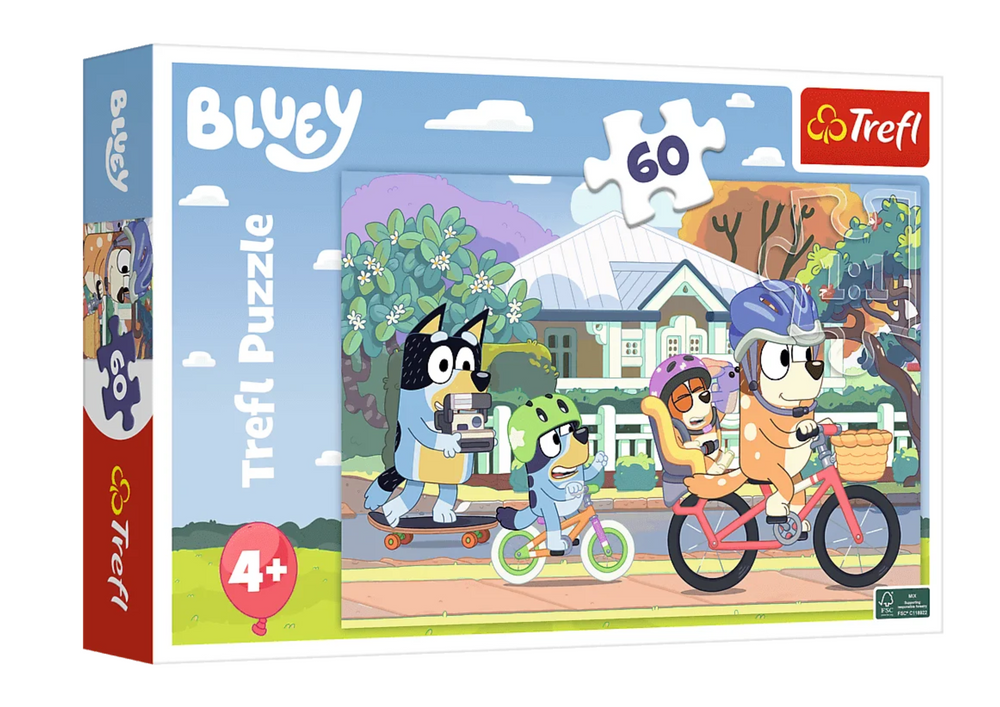 Puzzle 60 pcs. Cheerful Bluey Trefl 17384