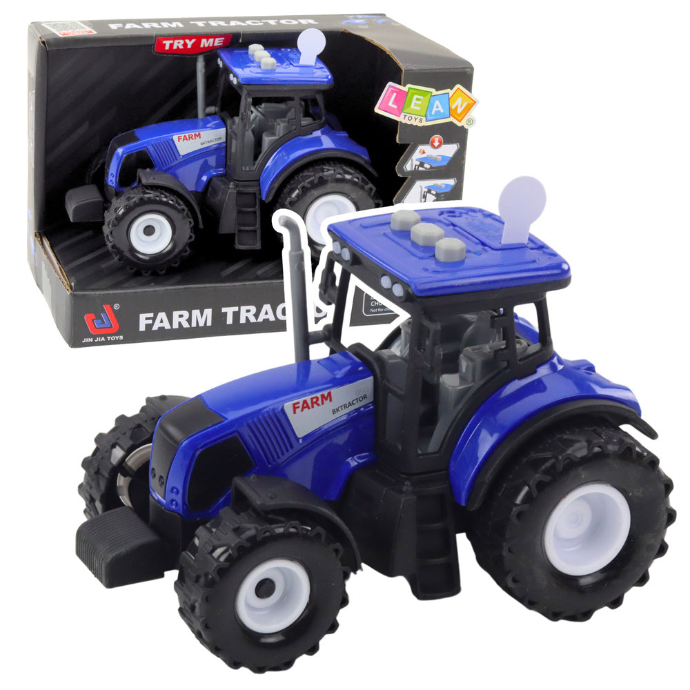 Traktor za igru Farm sa zvučnim i svjetlosnim efektima 1:36 - plavi