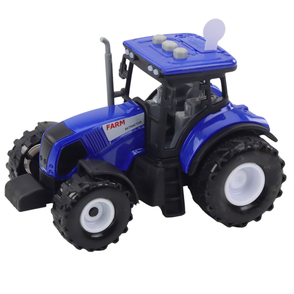 Traktor za igru Farm sa zvučnim i svjetlosnim efektima 1:36 - plavi