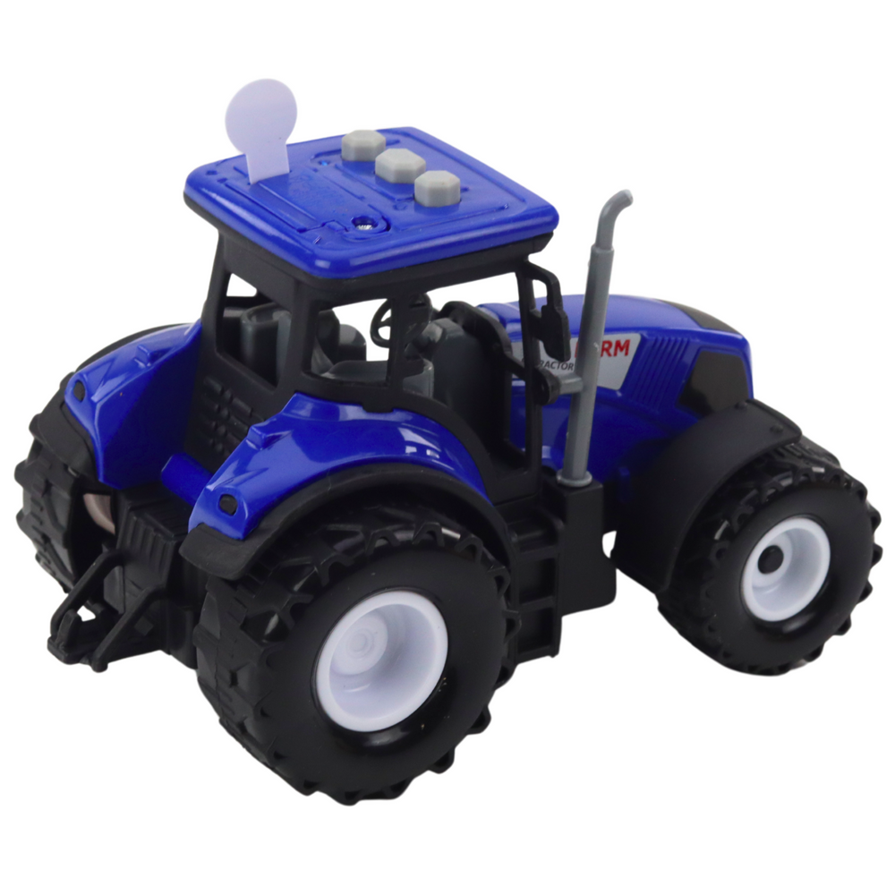 Traktor za igru Farm sa zvučnim i svjetlosnim efektima 1:36 - plavi