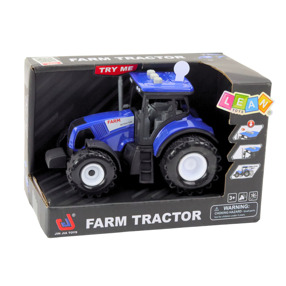 Traktor za igru Farm sa zvučnim i svjetlosnim efektima 1:36 - plavi