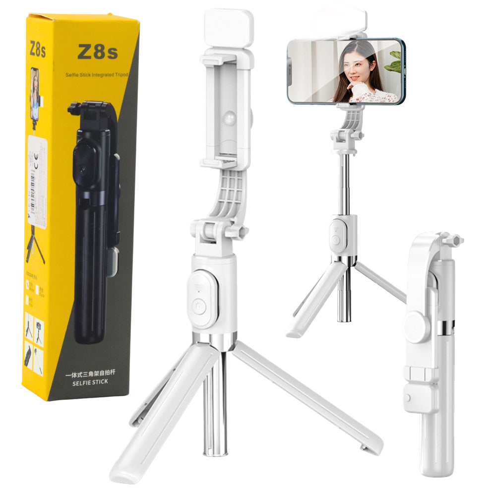 Tripod za mobilni telefon sa bluetooth daljinskim upravljačem ZS8 - bijeli