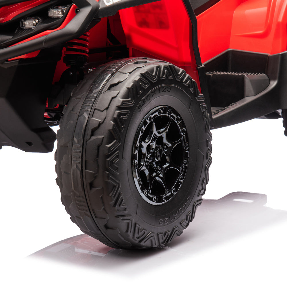 Quad na akumulator Can Am Outlander 4x4 DK-CA005 - dvosjed - crveni