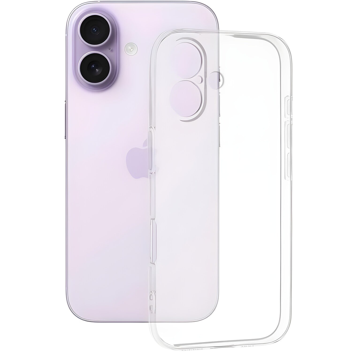 Silikonska futrola za Apple iPhone 17 - Prozirna KP38546