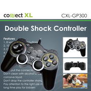 Connect XL Gamepad za PC sa vibracijom, 14 tipki/tastera, Double Shock - CXL-GP300