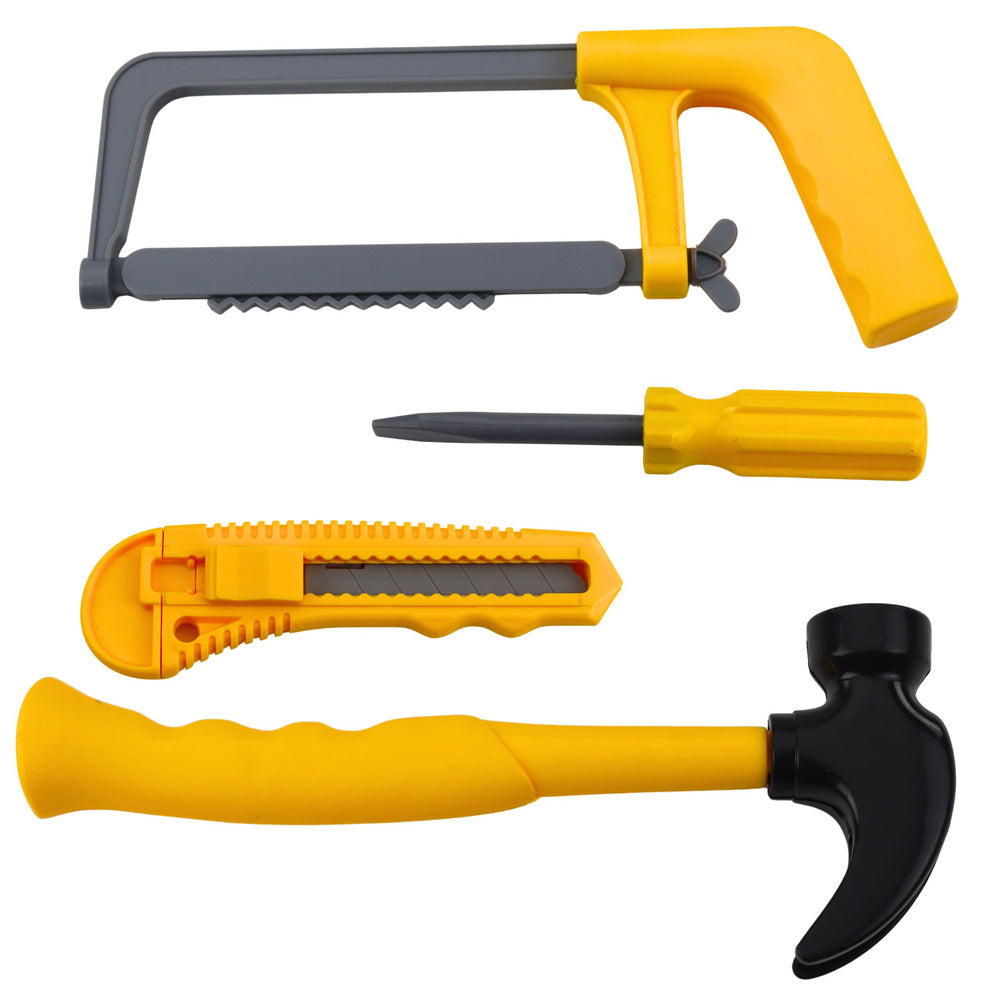 Dječji alat u kutiji TOOL BOX za male majstore - žuti