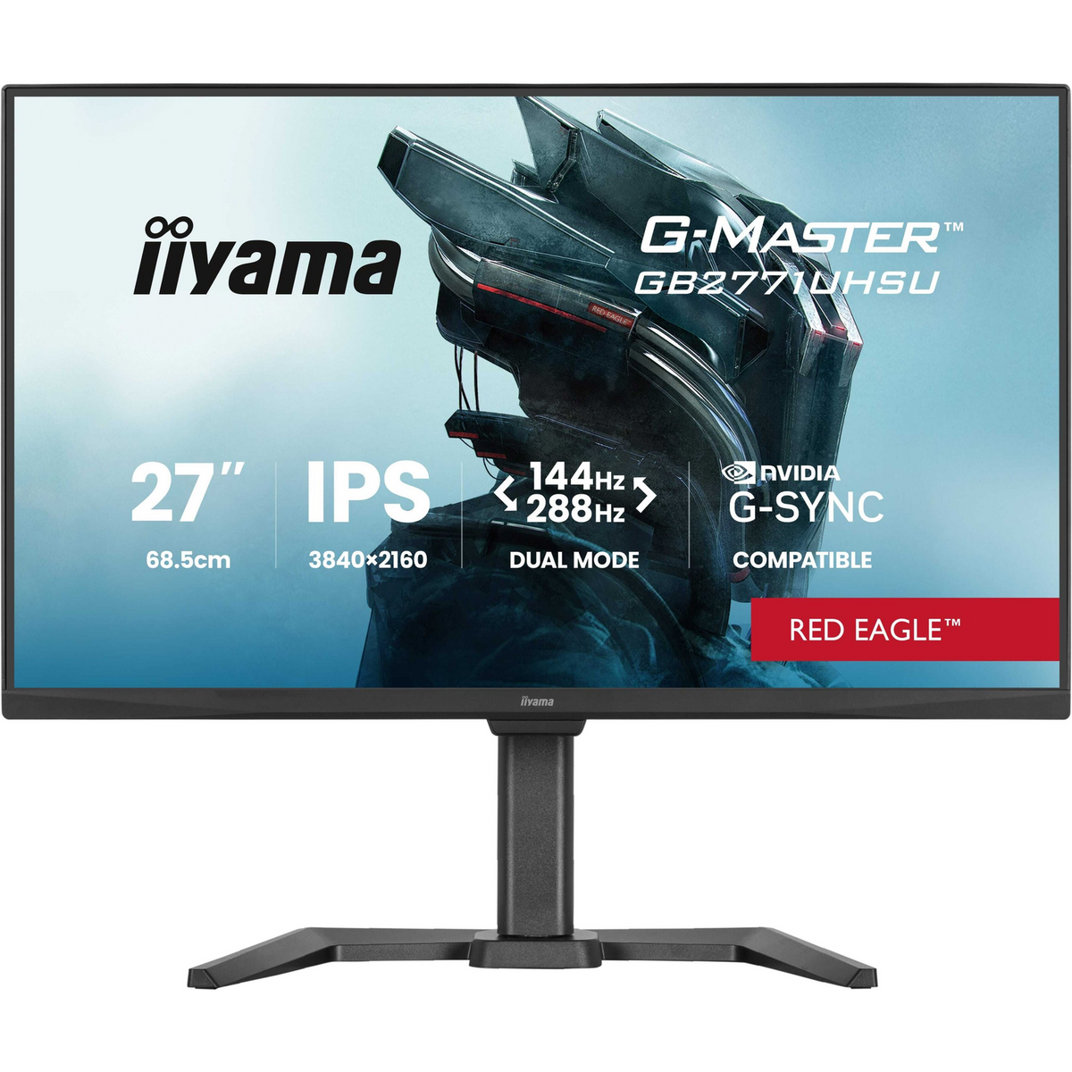 iiyama G-MASTER GB2771UHSU-B1 računalni monitor 68,6 cm (27") 3840 x 2160 pikseli 4K Ultra HD LED Crno