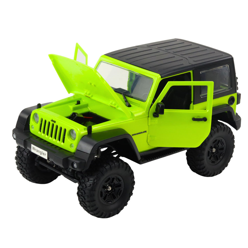 Licencirani auto na daljinsko upravljanje Jeep Wrangler Rock 1:14 - Zeleni