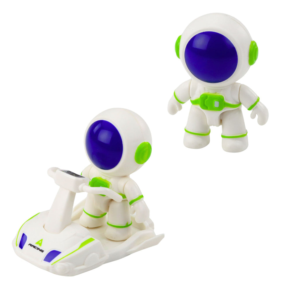 Svemirska razeta za igru s astronautom i vozilom - zeleno/bijela