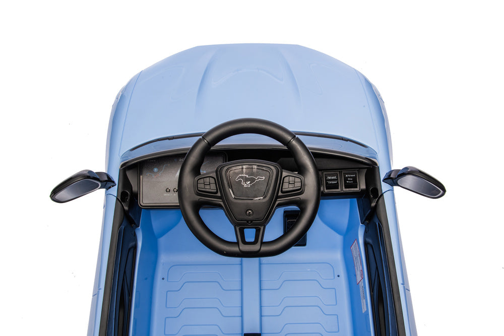 Licencirani auto na akumulator Ford Mustang Mach-E Blue 24V - svijetlo plavi