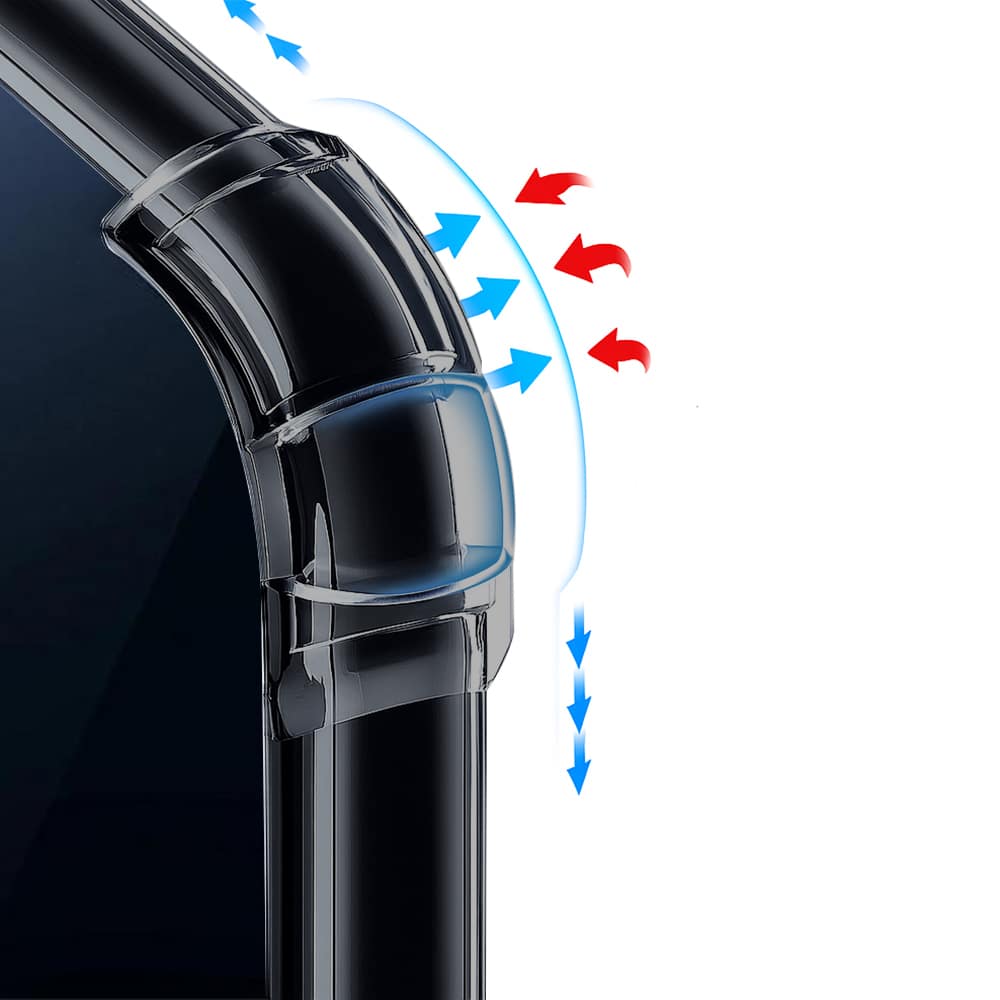 Techsuit Shockproof Clear Silicone prozirna maskica otporna na udarce za Honor Magic8 Lite