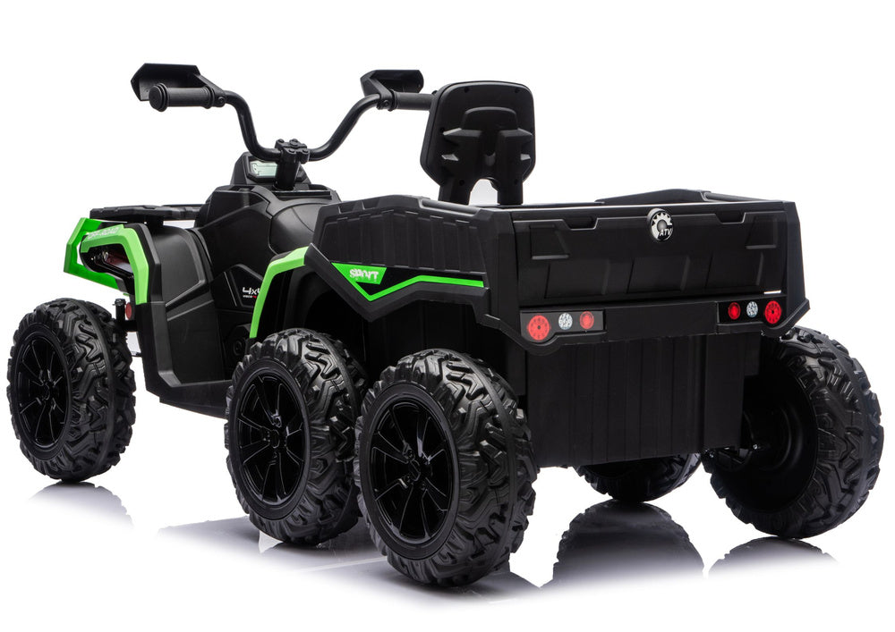 Quad na akumulator ATV JC606 24V 4x4 - dvosjed - zeleni