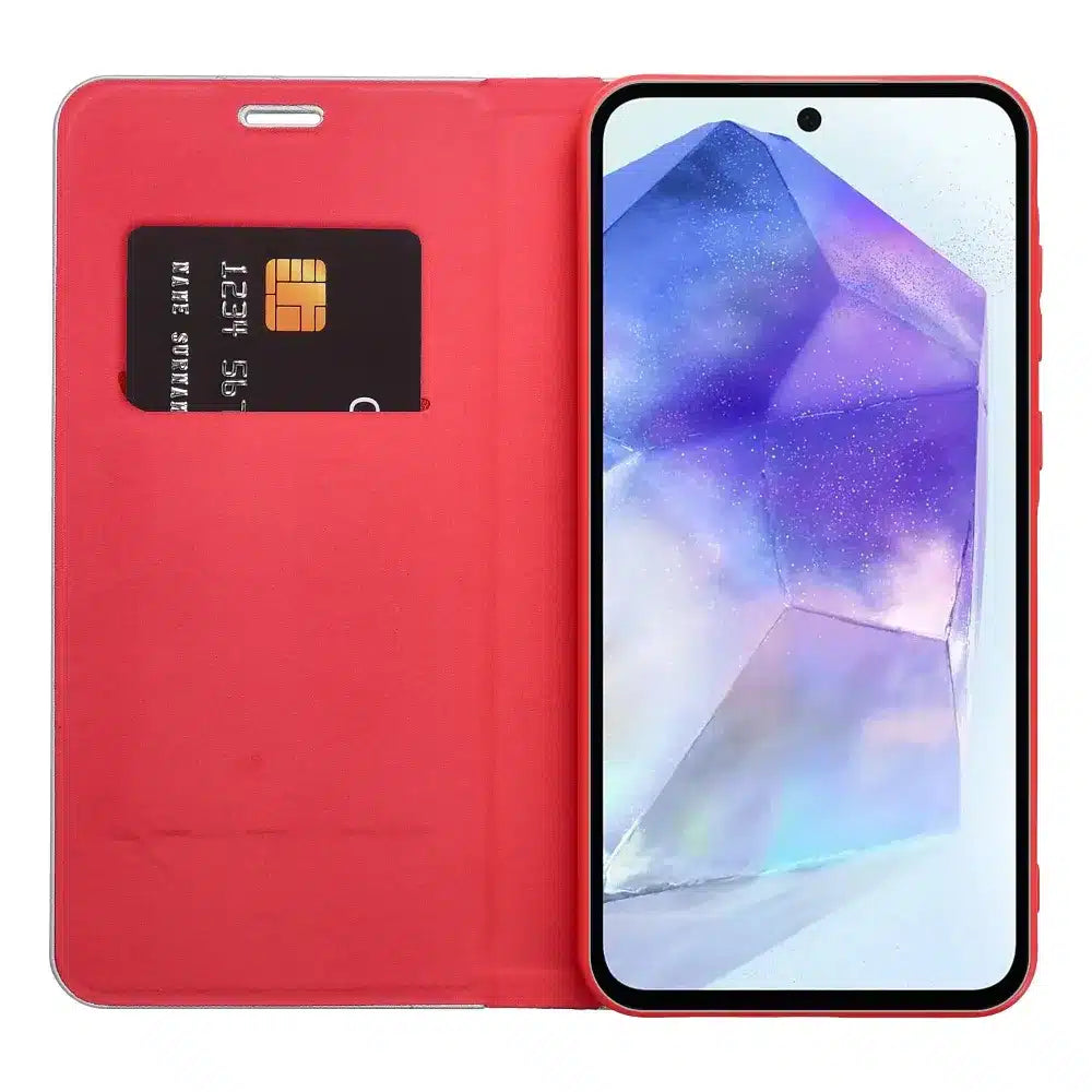 LUNA Book Carbon futrola za XIAOMI Redmi Note 13 Pro 4G crvena