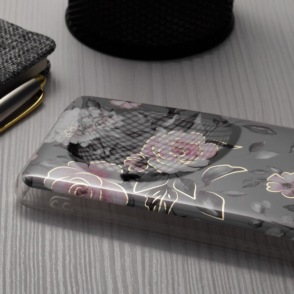 Techsuit Marble Series maska za iPhone 12 Bloom of Ruth Gray