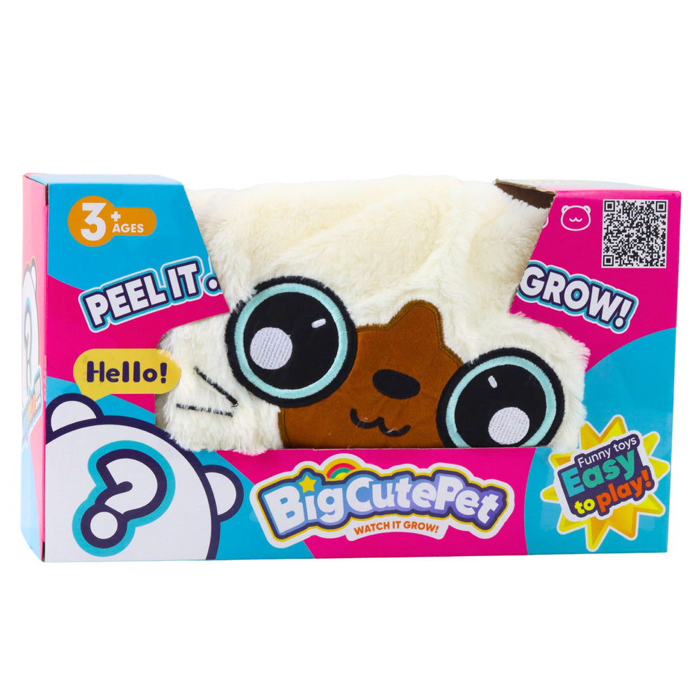 Plišana lopta za skakanje 50 cm - bijela mačka