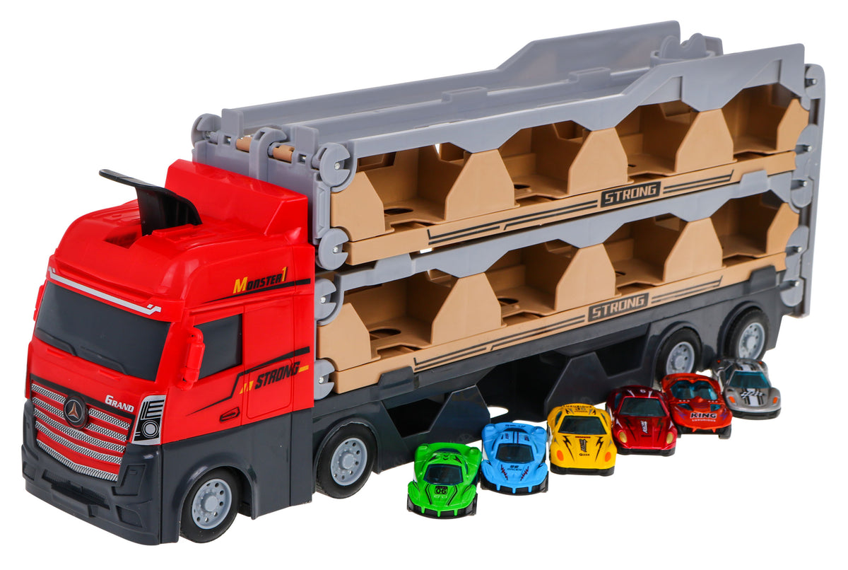 Catapult Truck + Cars