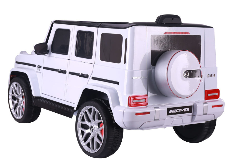 Licencirani auto na akumulator Mercedes G63 (S306) - bijeli