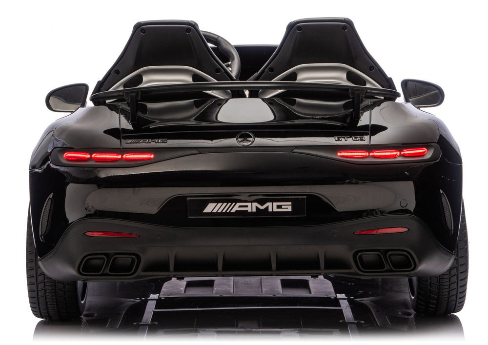 Licencirani auto na akumulator Mercedes GT63 AMG DK-GT63 24V - dvosjed - crni/lakirani