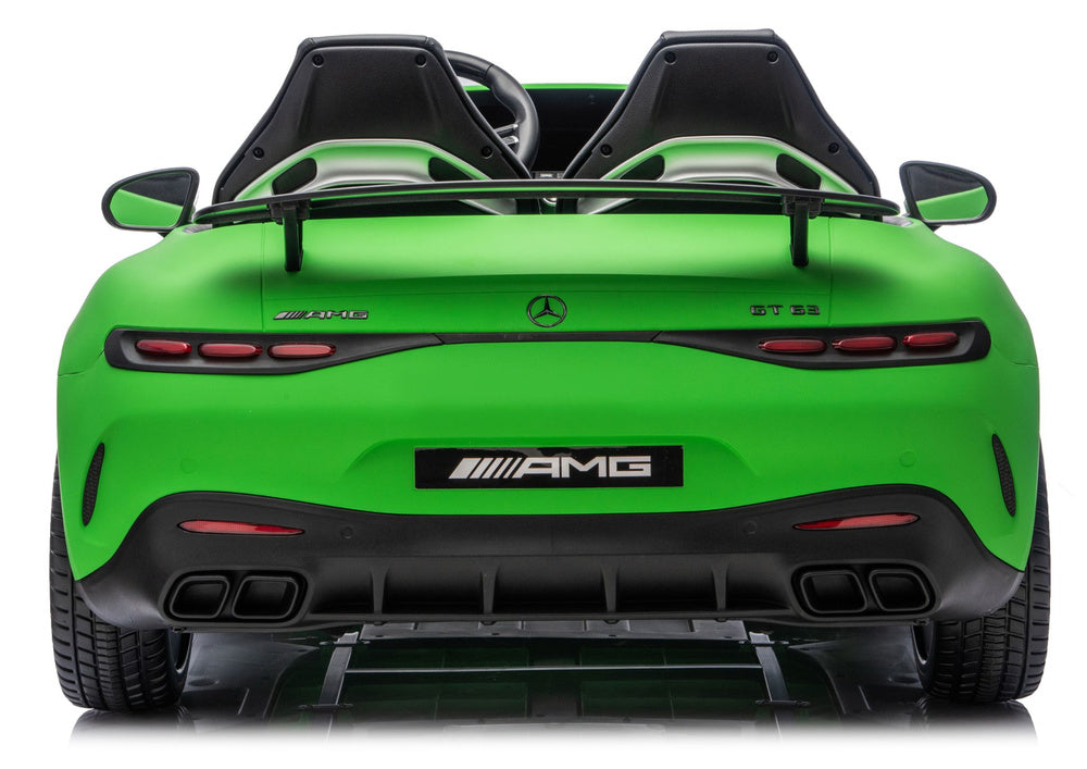 Licencirani auto na akumulator Mercedes GT63 AMG DK-GTQ63 24V - dvosjed - zelena/mat