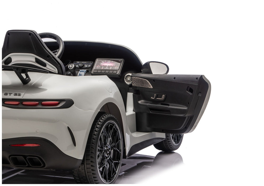Licencirani auto na akumulator Mercedes GT63 AMG DK-GT63 24V - dvosjed - svjetlo sivi