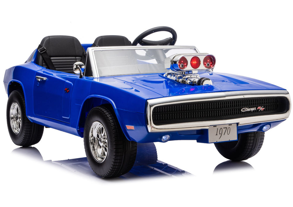 Licencirani auto na akumulator Dodge Charger R/T DLS-K12 24V7Ah - plavi