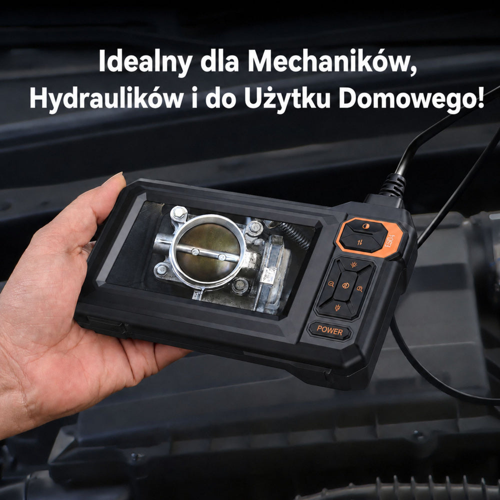 Inspekcijski endoskop s kamerom 8 LEDs LCD 4.3'' IP67