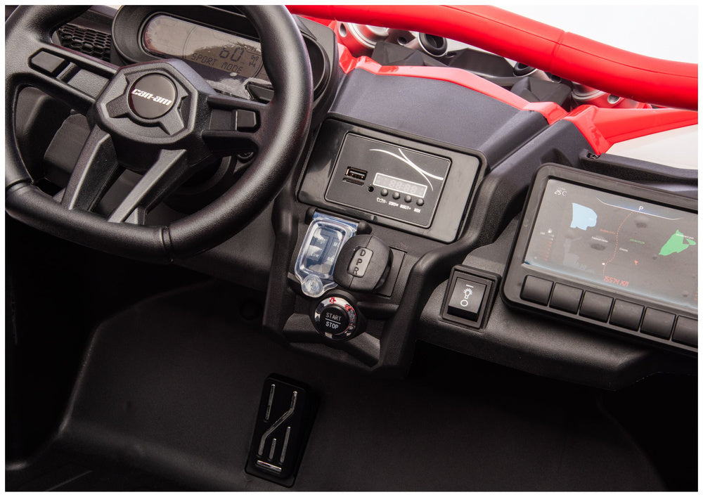 Buggy na akumulator Maverick CAN-AM Turbo RS 4x4 AIR - dvosjed - crveni