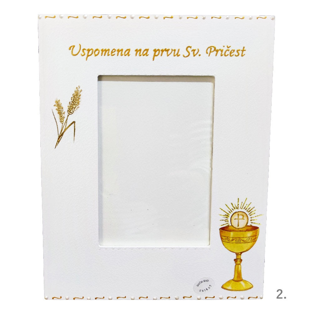 Personalizirani okviri za Prvu sv. Pričest za djevojčice  – Učinite uspomene nezaboravnima - 2. - 15166