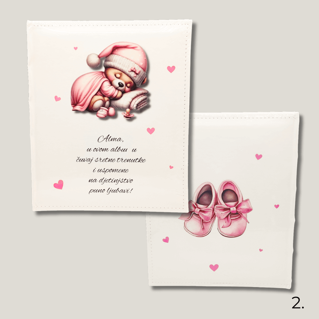 Personalizirani foto albumi – Unikatni poklon za krštenje i rođendane - 2. 24x29cm- 0344