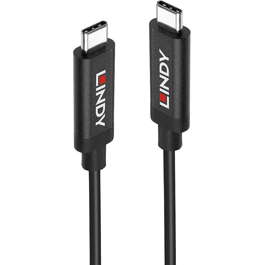 Lindy 43348 USB kabel 3 m USB 3.2 Gen 2 (3.1 Gen 2) USB C Crno