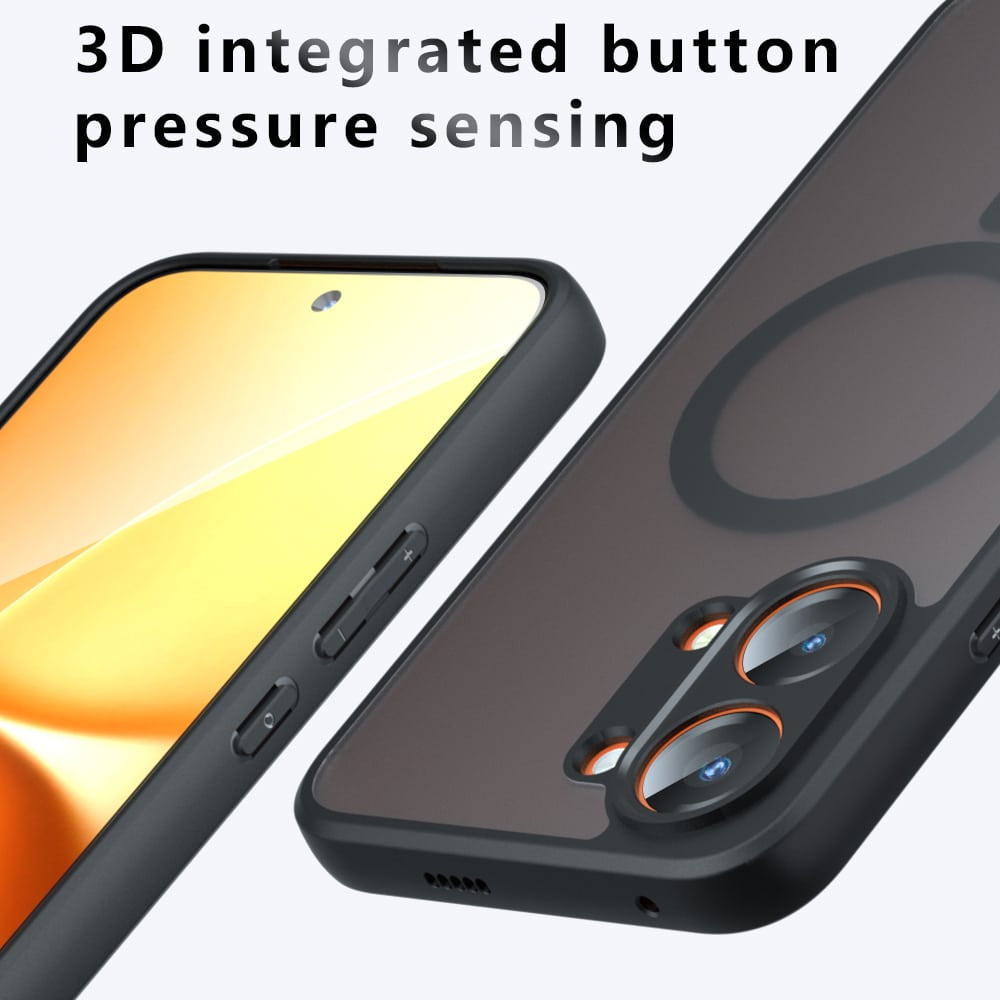 Techsuit - PureFrost MagSafe maska za Xiaomi Poco X8 Pro Max - matirano crna