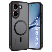 Techsuit – PureFrost MagSafe maska za Xiaomi Poco X8 Pro – matirano crna
